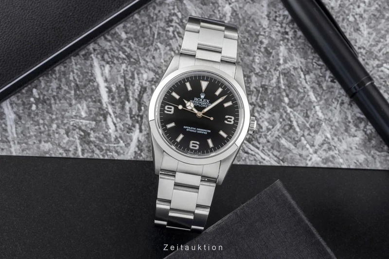 Rolex Explorer steel automatic men's watch 14270 [2600962]