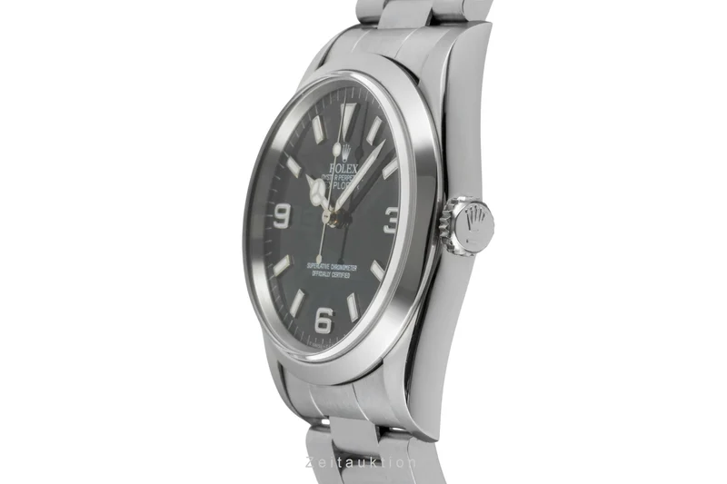 Rolex Explorer steel automatic men's watch 14270 [2600962]