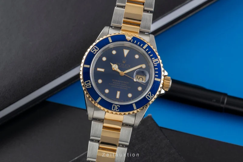 Rolex Submariner steel / gold automatic men's watch 16613 [2601176]