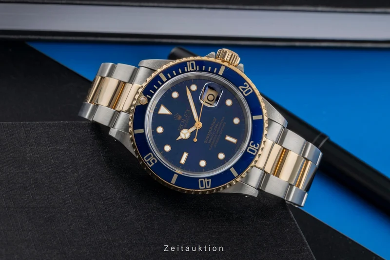 Rolex Submariner steel / gold automatic men's watch 16613 [2601176]