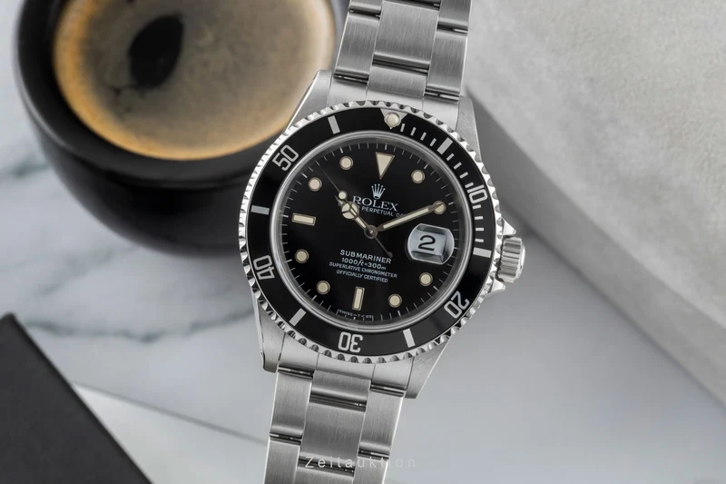 Rolex Submariner steel automatic men's watch 16610 [2601250]