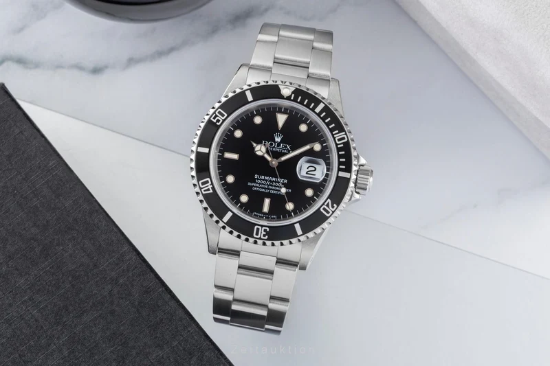 Rolex Submariner steel automatic men's watch 16610 [2601250]