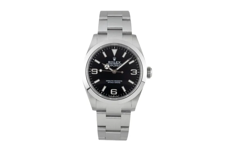 Rolex Explorer steel automatic men's watch 224270 [2601203]
