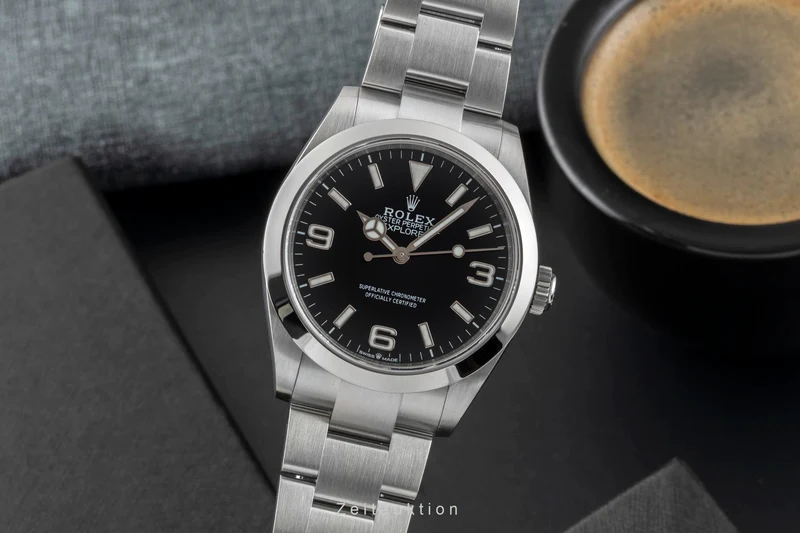 Rolex Explorer steel automatic men's watch 224270 [2601203]
