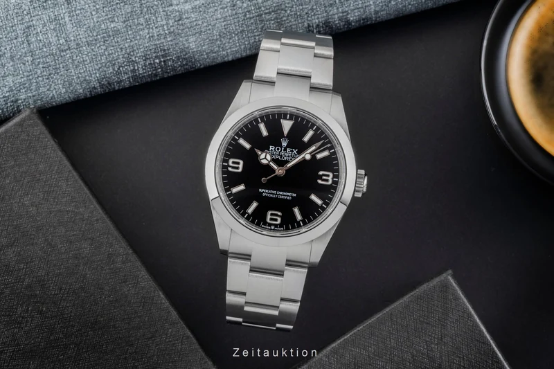 Rolex Explorer steel automatic men's watch 224270 [2601203]
