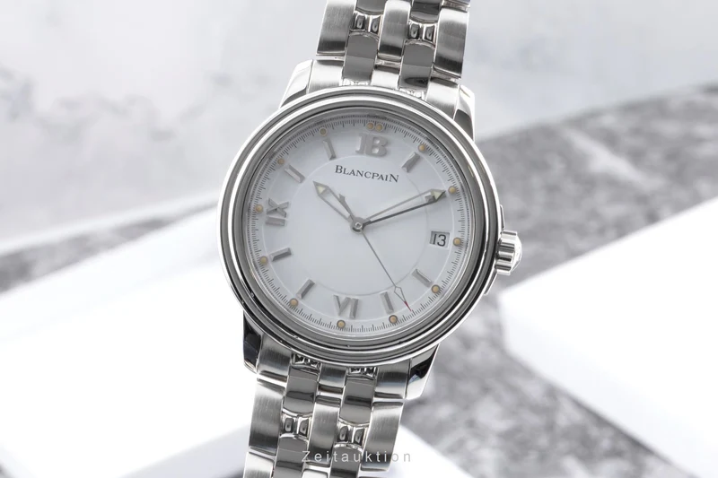 Blancpain Leman steel automatic men's watch 2100-1127-11 [2507448]