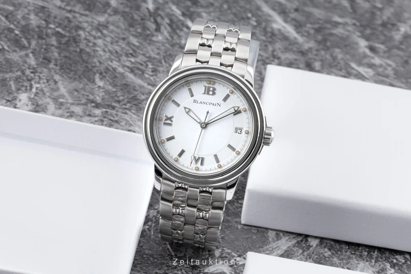 Blancpain Leman steel automatic men's watch 2100-1127-11 [2507448]