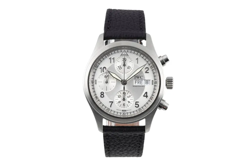 IWC Fliegerchronograph chronograph steel automatic men's watch IW370621 [2601078]