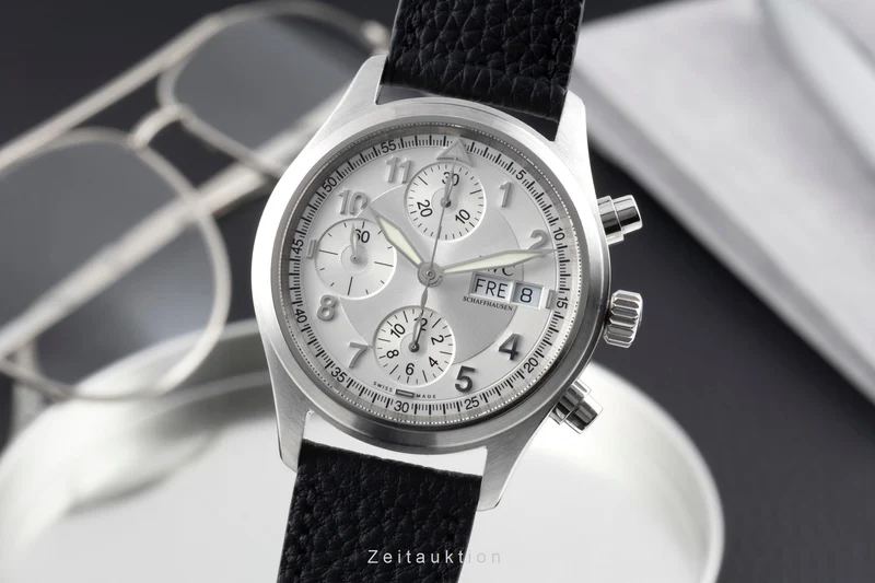 IWC Fliegerchronograph chronograph steel automatic men's watch IW370621 [2601078]
