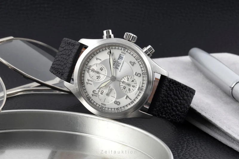 IWC Fliegerchronograph chronograph steel automatic men's watch IW370621 [2601078]
