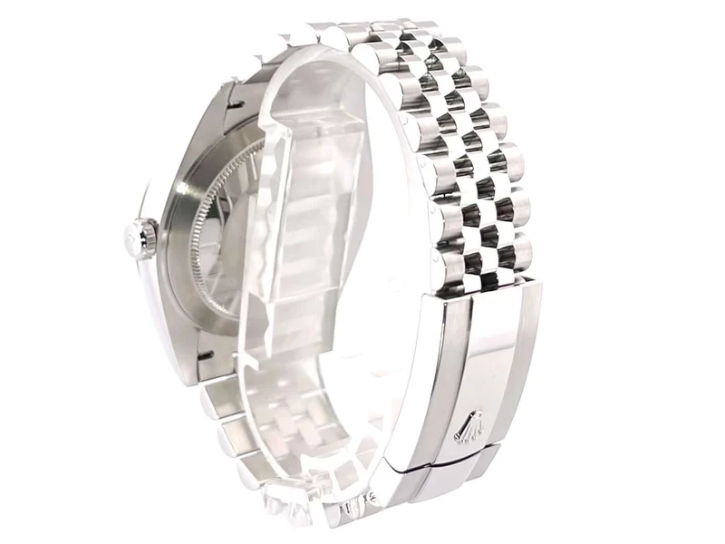 Rolex Datejust 41 Edelstahl Weißgold 126334 Rhodium Jubile-Band