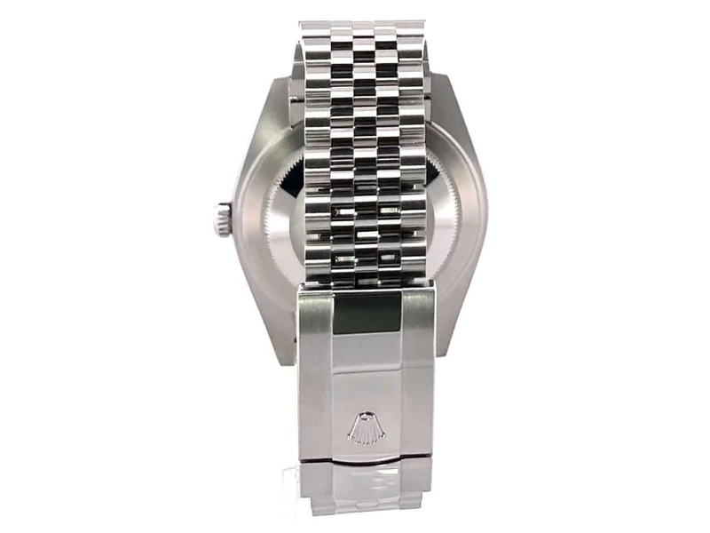 Rolex Datejust 41 Edelstahl Weißgold 126334 Rhodium Jubile-Band