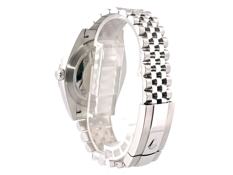Rolex Datejust 41 Edelstahl Weißgold 126334 Rhodium Jubile-Band