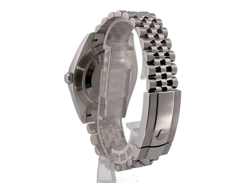 Rolex Datejust 41 Edelstahl Weißgold 126334 Silber Jubile-Band