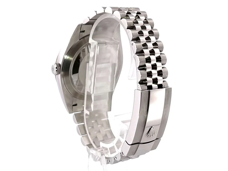 Rolex Datejust 41 Edelstahl Weißgold 126334 Silber Jubile-Band