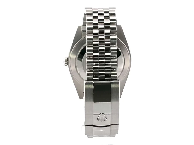 Rolex Datejust 41 Edelstahl Weißgold 126334 Rhodium Jubile-Band