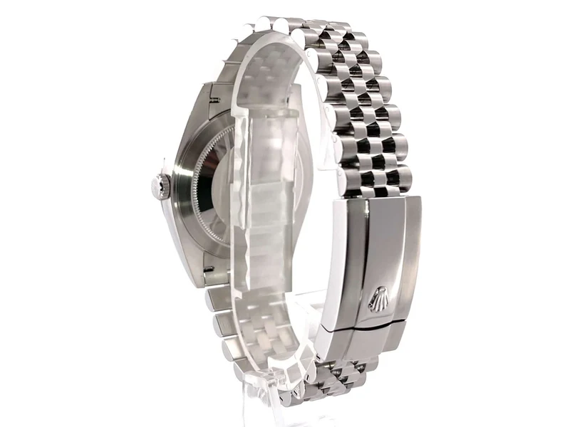 Rolex Datejust 41 Edelstahl Weißgold 126334 Schwarz Jubile-Band