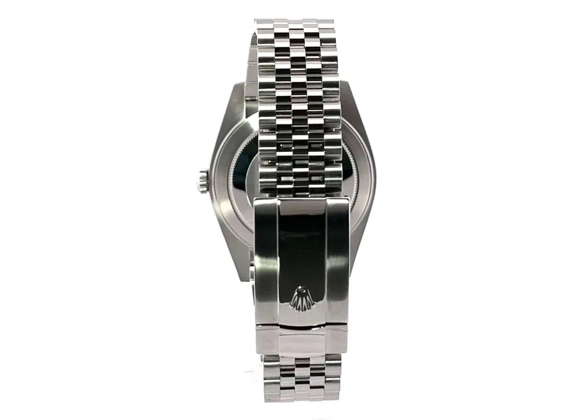Rolex Datejust 41 Edelstahl Weißgold 126334 Schwarz Jubile-Band