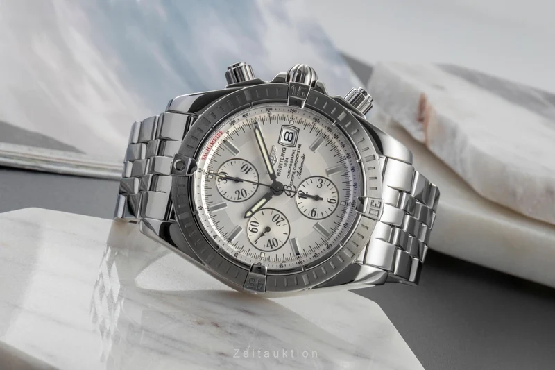 Breitling Evolution chronograph steel automatic men's watch A13356 [2601017]