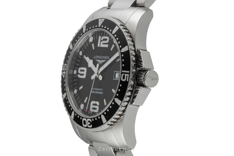 Longines Hydro Conquest steel automatic men's watch L3.742.4.56.6 LP: 1500EUR [2600964]