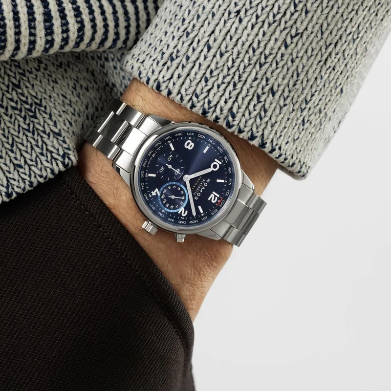 NOMOS Club Sport Neomatik Worldtimer Blue NOMOS790