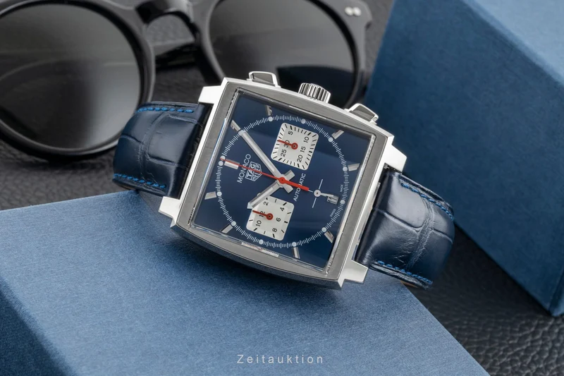 Tag Heuer Monaco chronograph steel automatic men's watch CBL2111.FC6453 LP: 8250EUR [2601201]