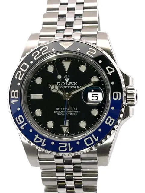 Rolex GMT Master II Edelstahl 126710BLNR verklebt aus 2021