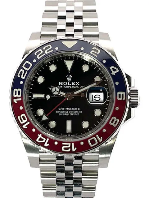 Rolex GMT Master II Edelstahl 126710BLRO aus 2019