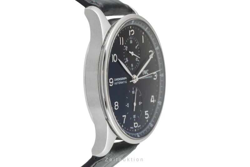 IWC Portugieser chronograph steel automatic men's watch IW371447 LP: 9100EUR [2600823]