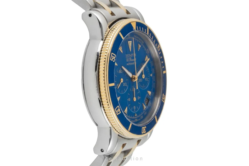 Zenith El Primero chronograph steel / gold automatic men's watch 53-0370-400 [2506369]