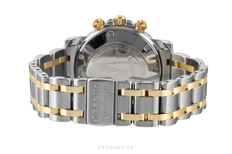 Zenith El Primero chronograph steel / gold automatic men's watch 53-0370-400 [2506369]