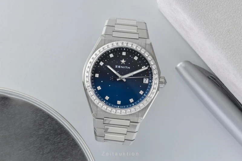 Zenith Defy steel automatic women's watch 16.9200.670/01.MI001 LP: 13500EUR [2601067]