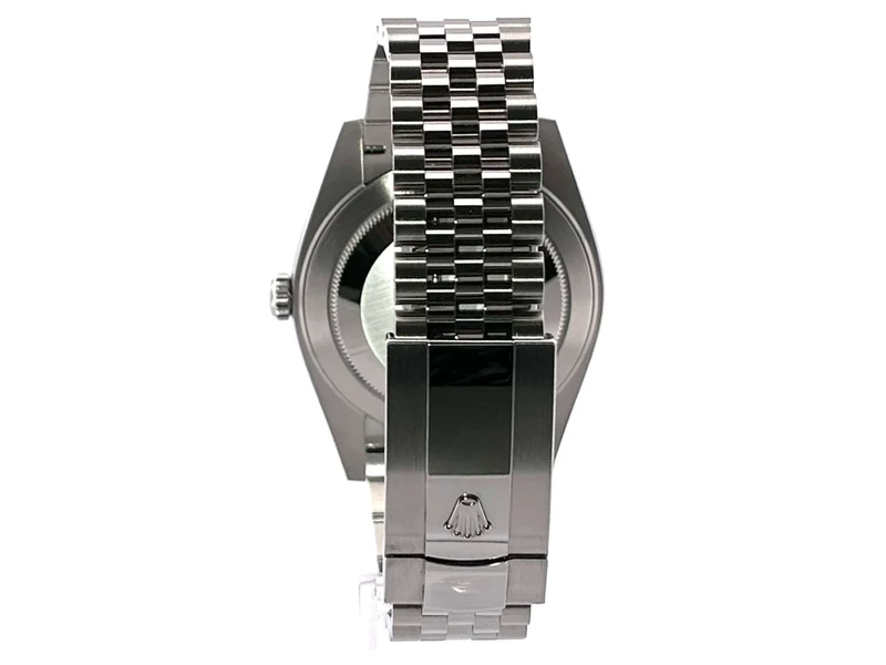 Rolex Datejust 41 Edelstahl Weißgold 126334 Schwarz aus 2021 Jubile-Band