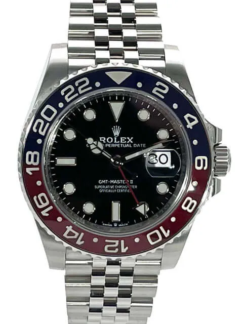 Rolex GMT Master II Edelstahl 126710BLRO aus 2019 ungetragen