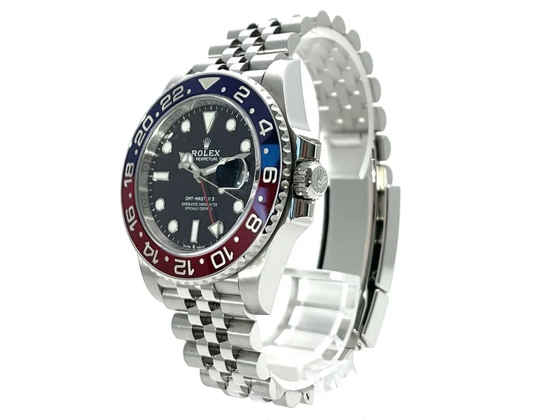 Rolex GMT Master II Edelstahl 126710BLRO aus 2019 ungetragen