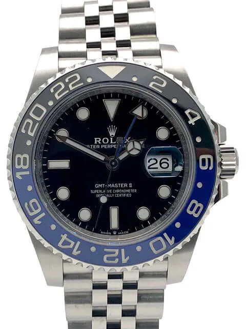 Rolex GMT Master II Edelstahl 126710BLNR aus 2020 ungetragen