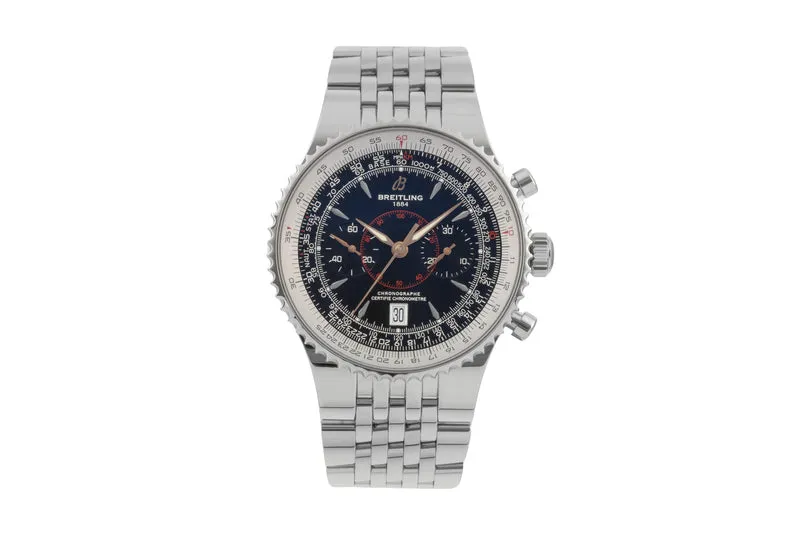 Breitling Montbrillant chronograph steel automatic men's watch A23340 [2600955]
