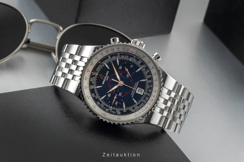 Breitling Montbrillant chronograph steel automatic men's watch A23340 [2600955]
