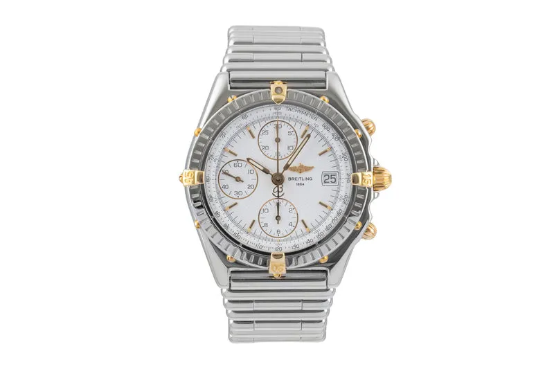 Breitling Chronomat chronograph steel / gold automatic men's watch B13050.1 [2503095]