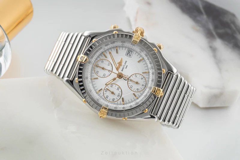 Breitling Chronomat chronograph steel / gold automatic men's watch B13050.1 [2503095]