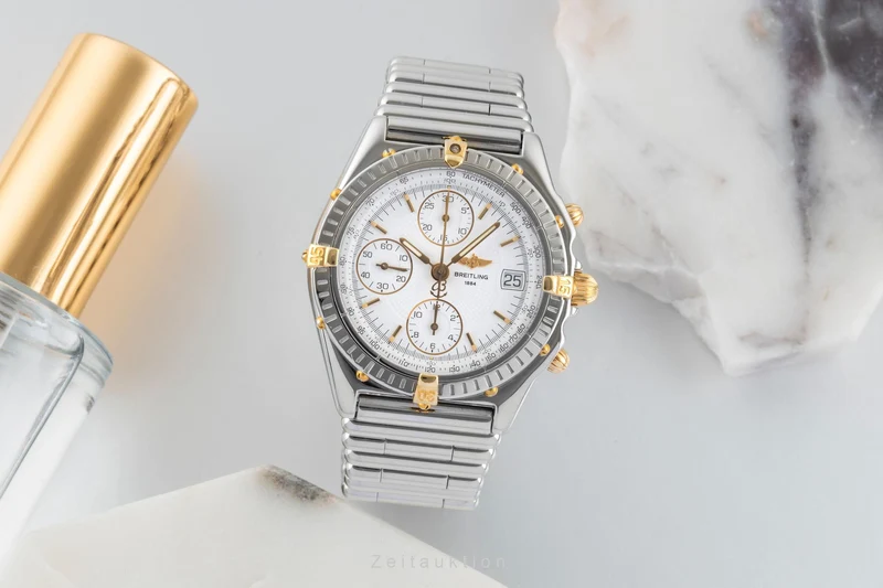Breitling Chronomat chronograph steel / gold automatic men's watch B13050.1 [2503095]