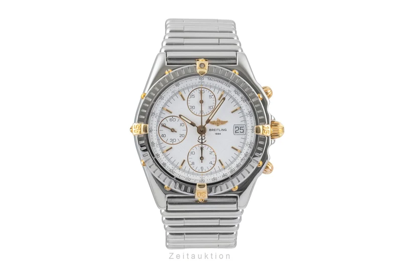 Breitling Chronomat chronograph steel / gold automatic men's watch B13050.1 [2503095]