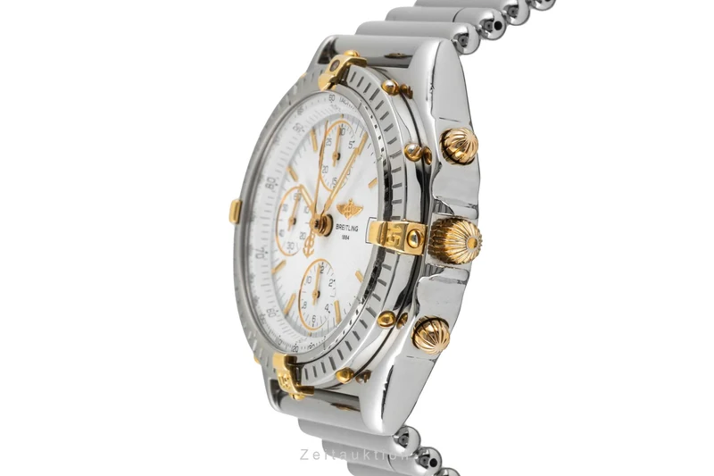 Breitling Chronomat chronograph steel / gold automatic men's watch B13050.1 [2503095]
