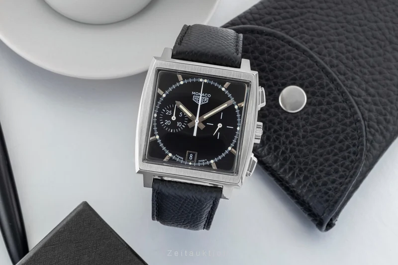 Tag Heuer Monaco chronograph steel automatic men's watch CS2110 Limited [2600927]