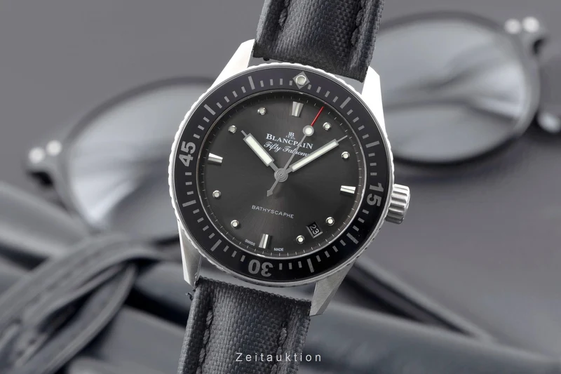 Blancpain Fifty Fathoms steel automatic men's watch 5100B 1110 B52A [2600773]