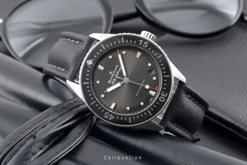 Blancpain Fifty Fathoms steel automatic men's watch 5100B 1110 B52A [2600773]
