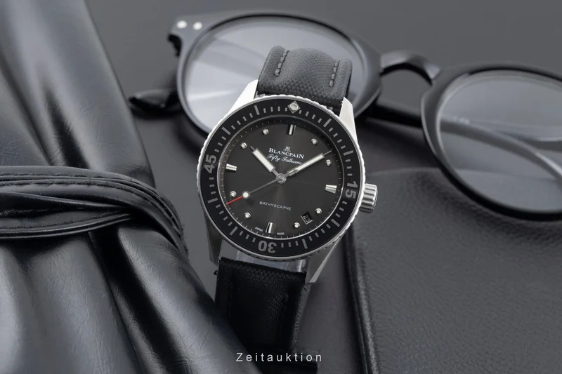 Blancpain Fifty Fathoms steel automatic men's watch 5100B 1110 B52A [2600773]