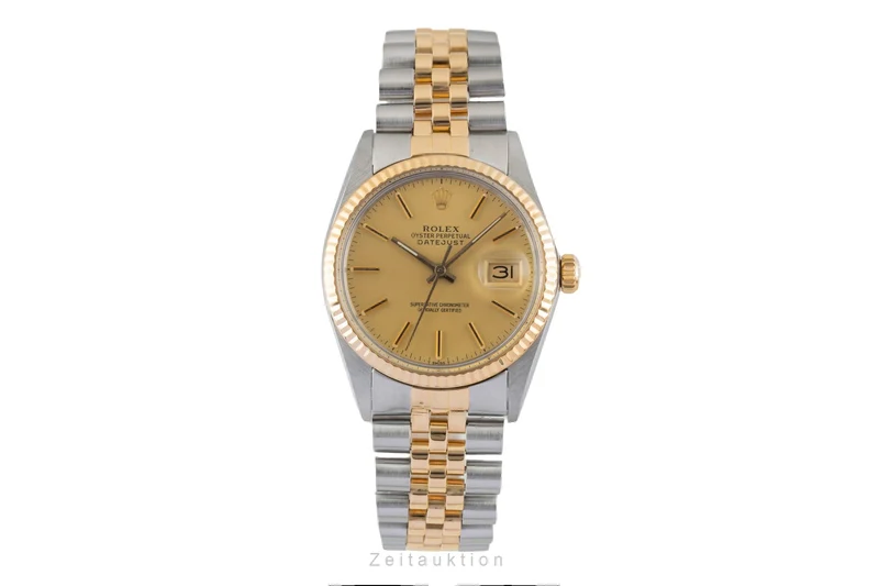 Rolex Datejust steel / gold automatic men's watch 16013 Vintage [2600947]
