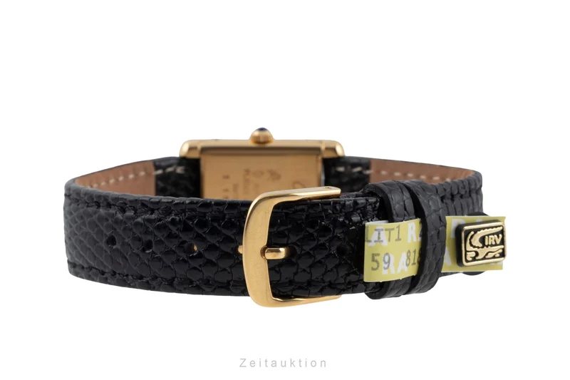 Cartier Tank silver-gilt manual winding women's watch Vintage [2600037]