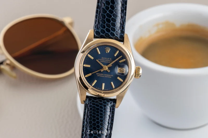 Rolex Lady Datejust 18 ct gold automatic women's watch 6916 Vintage [2600698]